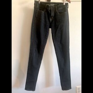 American Eagle Dark Wash Denim Jeggings